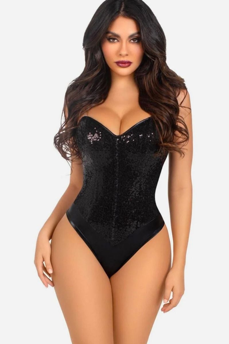 Černé sexy body 2786