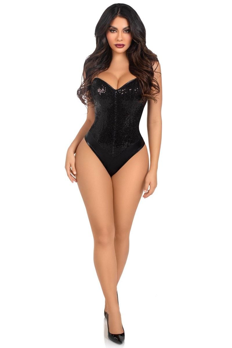 Černé sexy body 2786