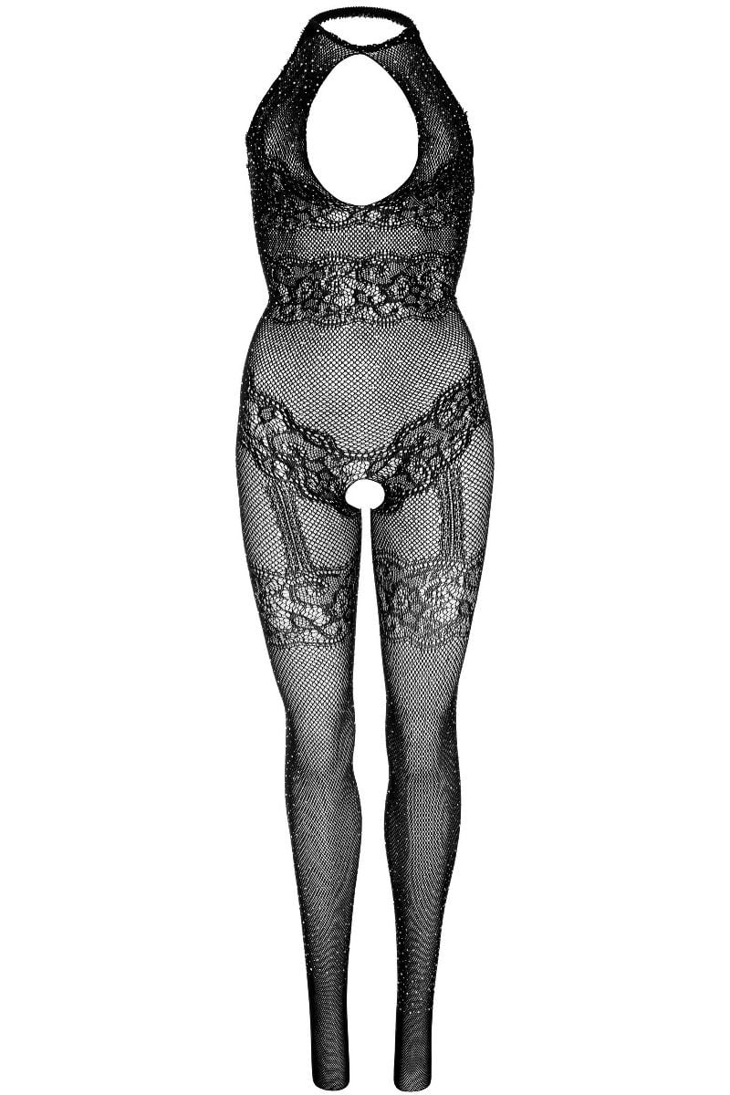 Černé bodystockings 89305