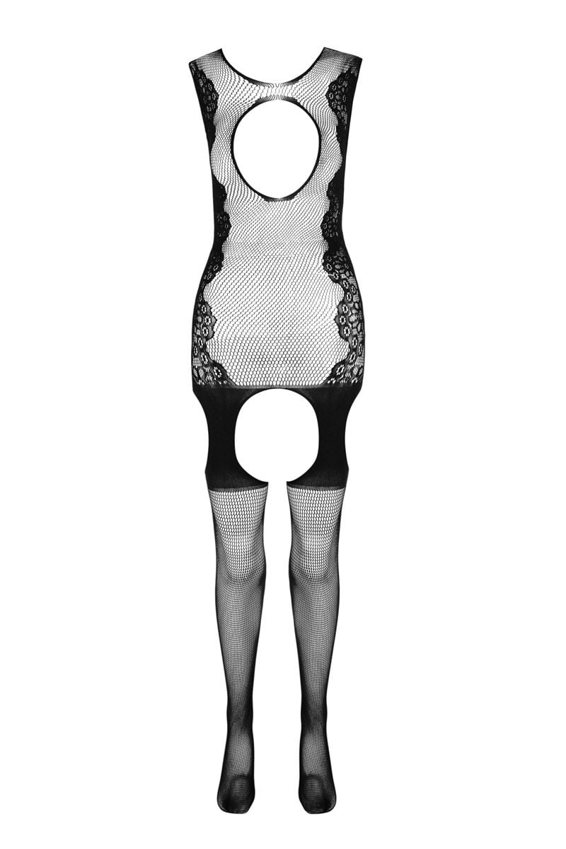 Černé bodystockings BS082