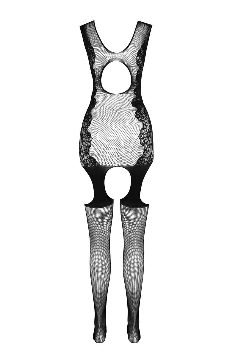 Černé bodystockings BS082