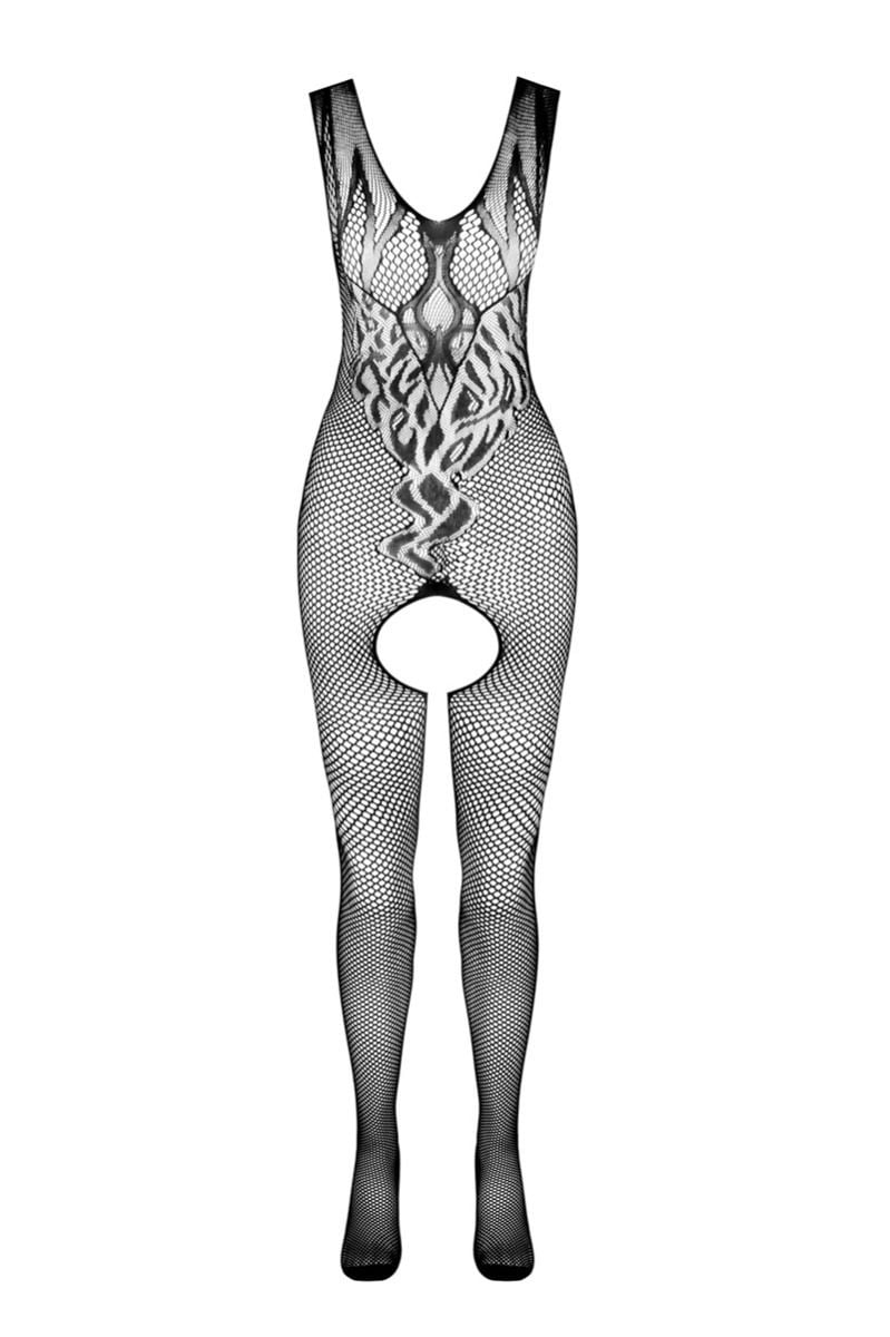 Černé bodystockings BS098