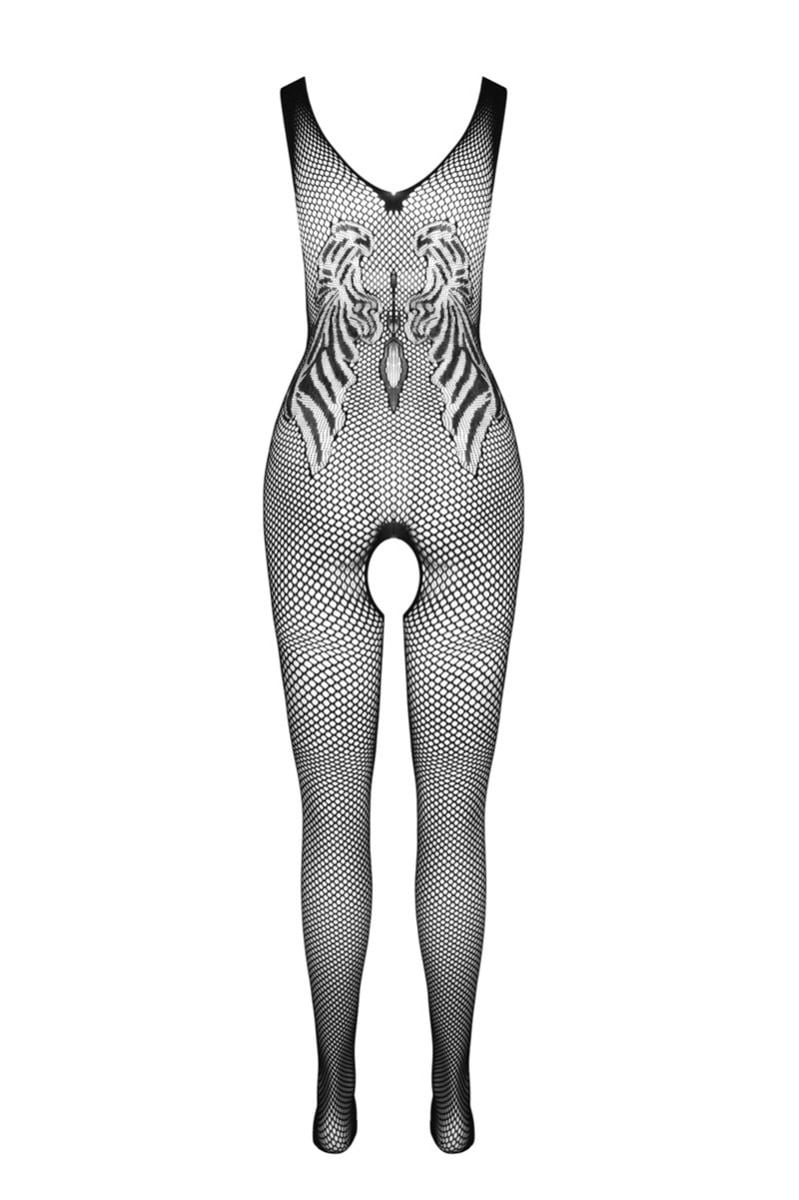 Černé bodystockings BS098
