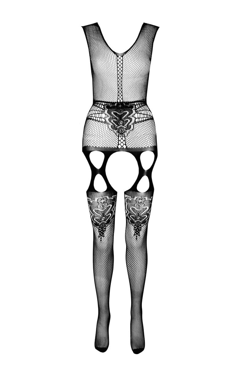 Černé bodystockings ECO BS014