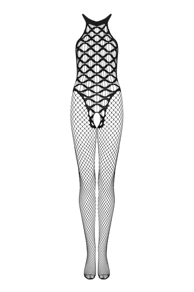 Černé bodystockings G332