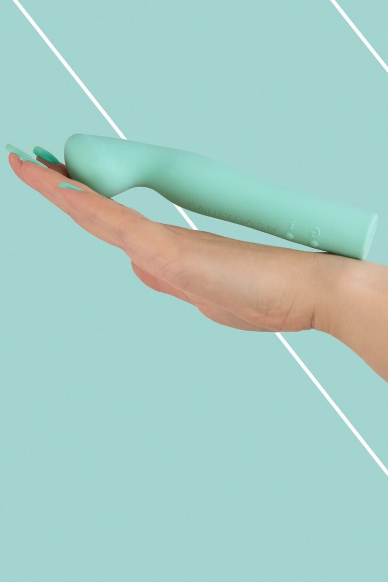 Zelený vibrátor ke stimulaci bodu G Roseaissance 15,5cm