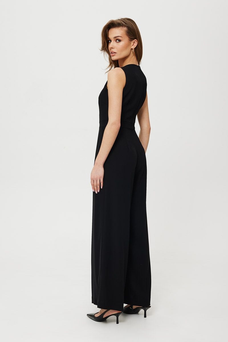 Černý elegantní overal K184