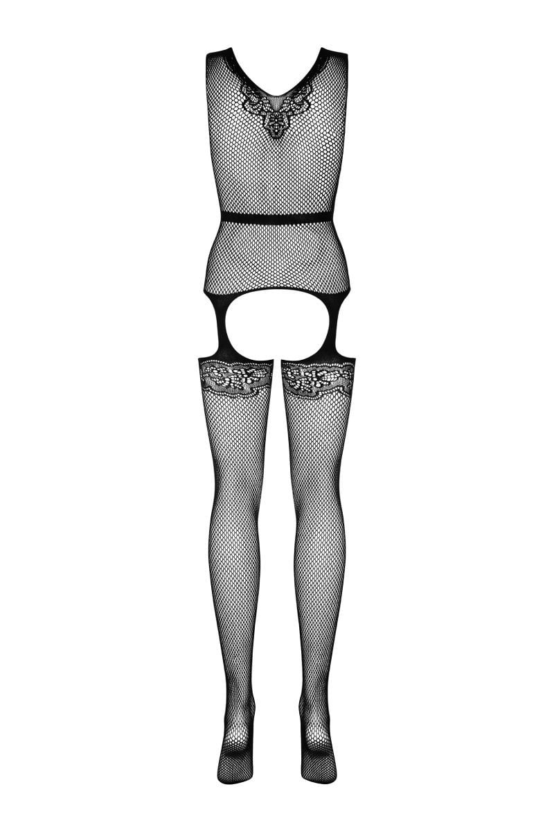 Černé bodystockings F217