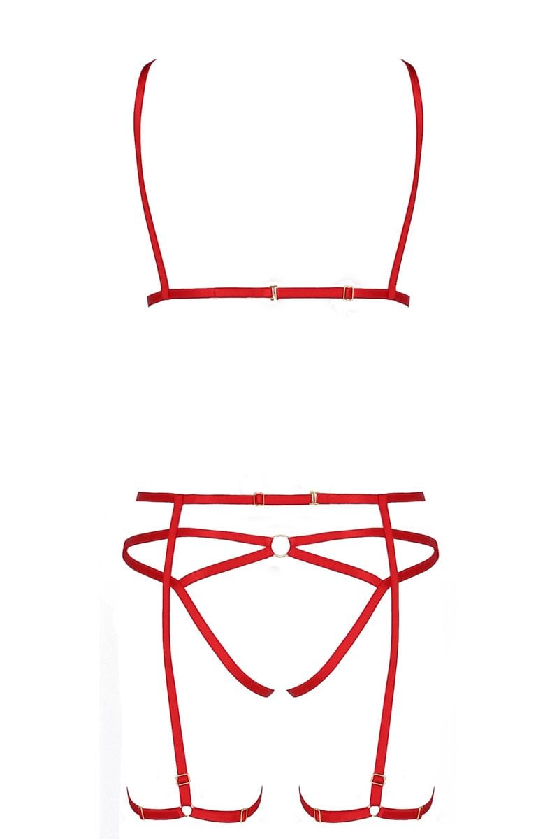 Červený set Magali