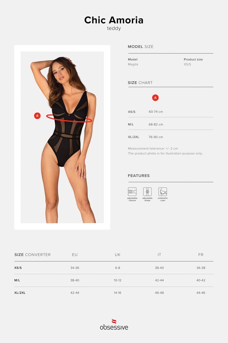Černé body Chic Amoria