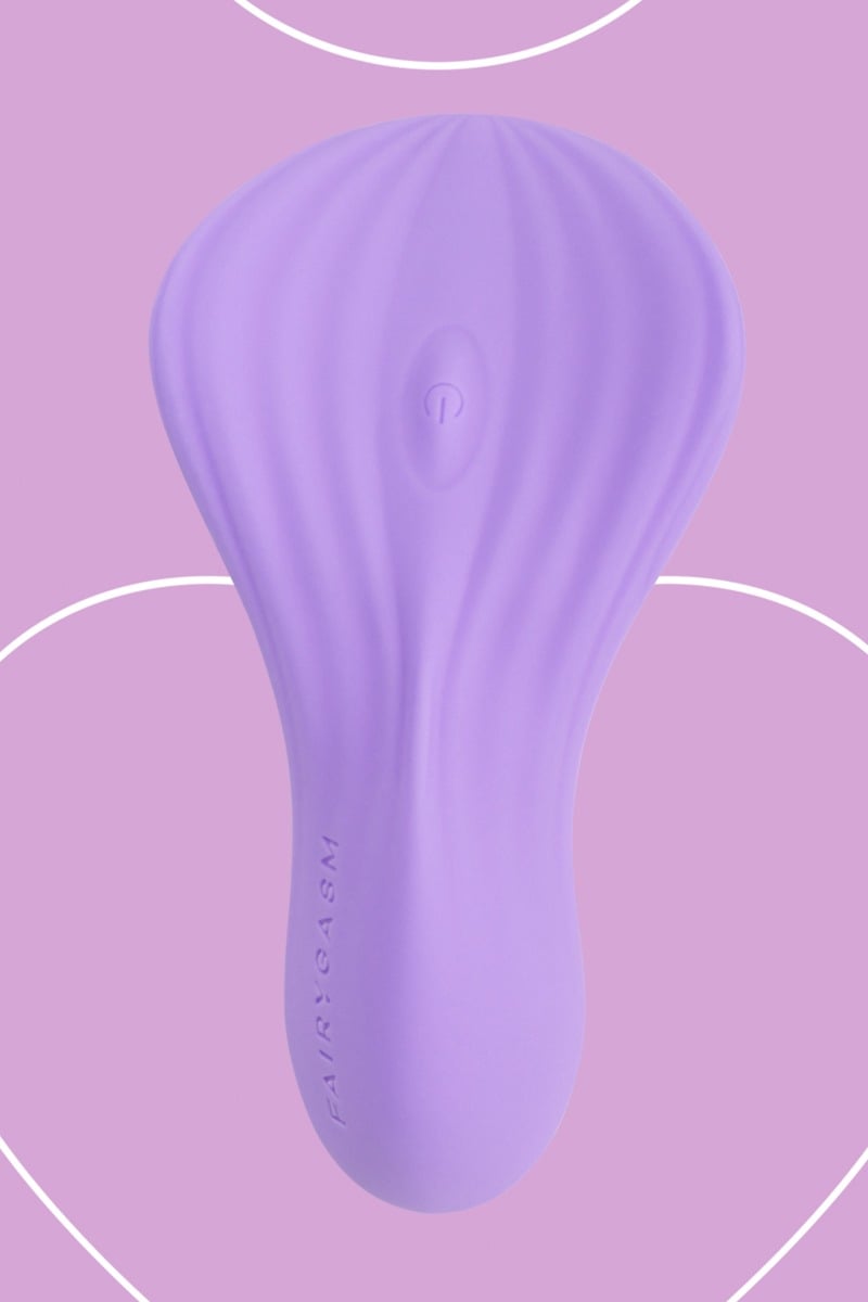 Fialový vibrátor pro stimulaci klitorisu SilkenTouch